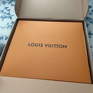Authentic Louis Vuitton Orange Storage Box